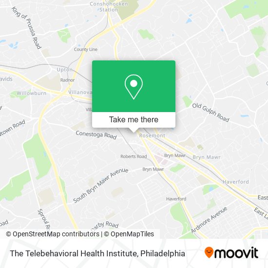 Mapa de The Telebehavioral Health Institute