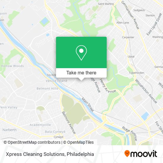 Xpress Cleaning Solutions map