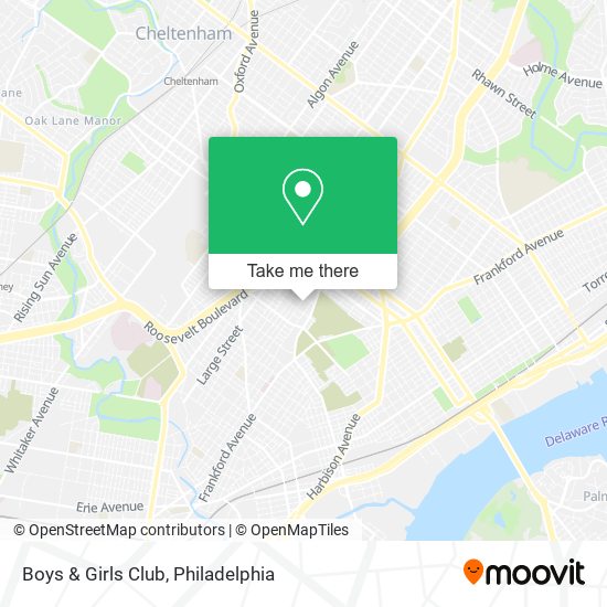 Mapa de Boys & Girls Club