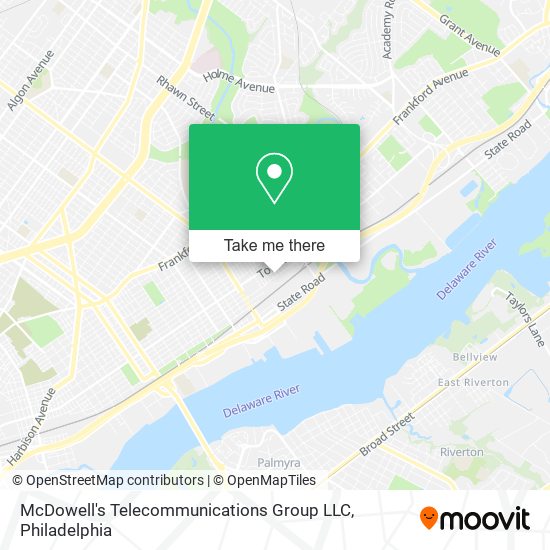 Mapa de McDowell's Telecommunications Group LLC