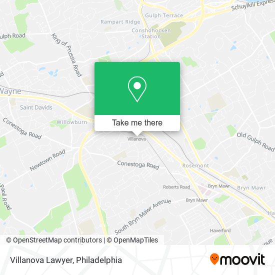 Mapa de Villanova Lawyer