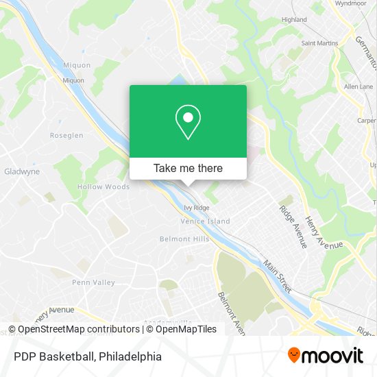 PDP Basketball map