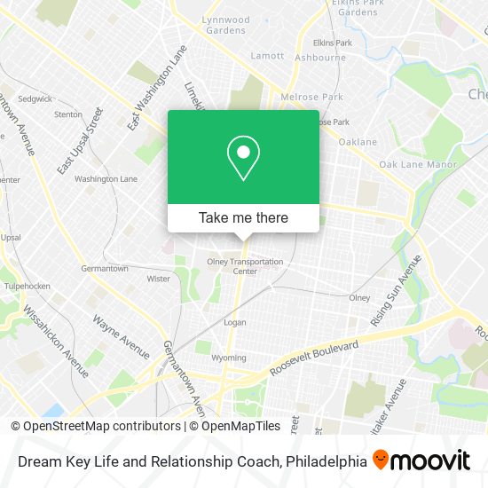 Mapa de Dream Key Life and Relationship Coach