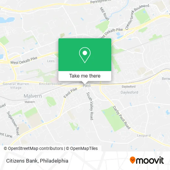 Citizens Bank map