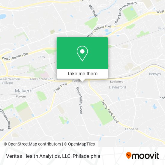 Mapa de Veritas Health Analytics, LLC