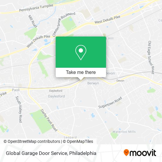 Global Garage Door Service map