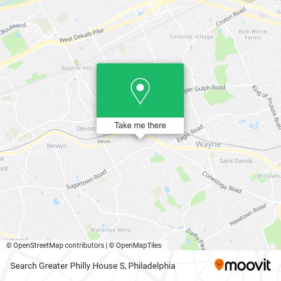 Search Greater Philly House S map