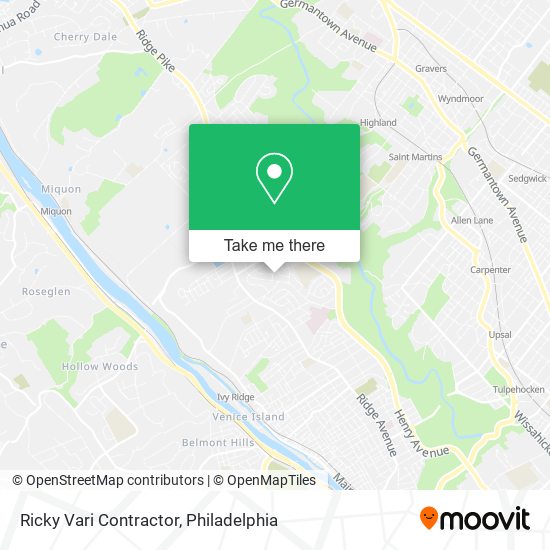 Ricky Vari Contractor map