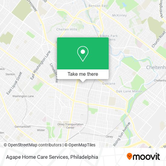 Mapa de Agape Home Care Services