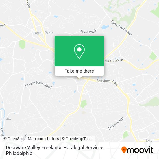 Delaware Valley Freelance Paralegal Services map