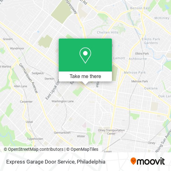 Express Garage Door Service map