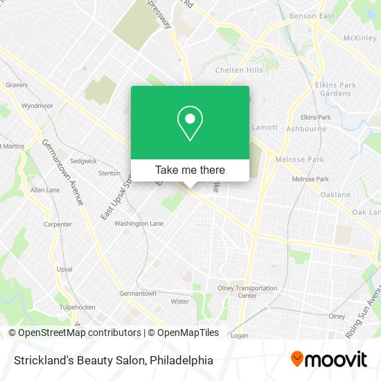 Mapa de Strickland's Beauty Salon