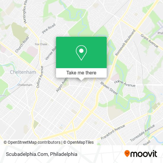 Scubadelphia.Com map