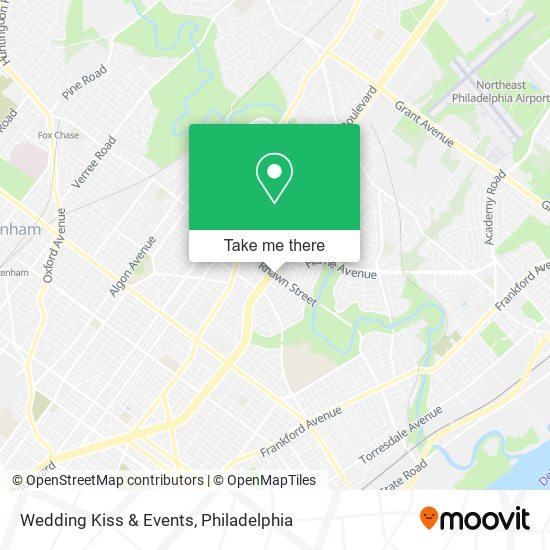 Wedding Kiss & Events map