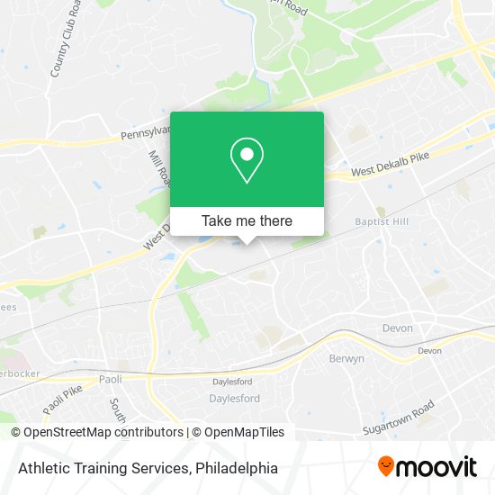 Mapa de Athletic Training Services