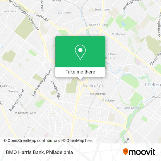 BMO Harris Bank map
