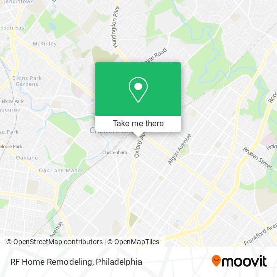 RF Home Remodeling map