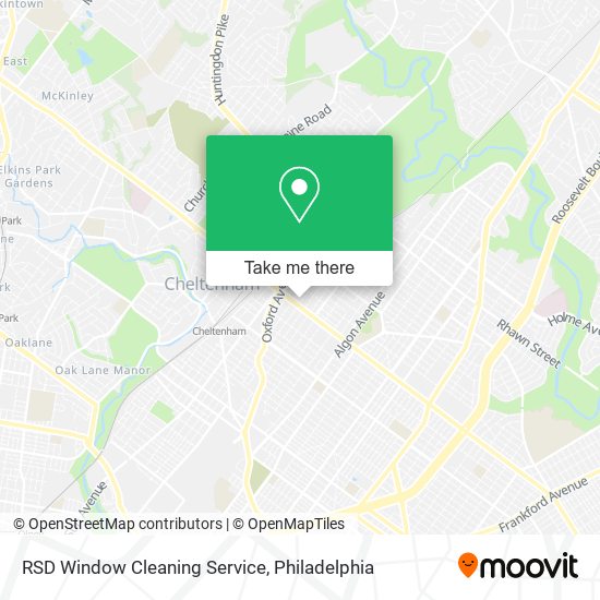 RSD Window Cleaning Service map