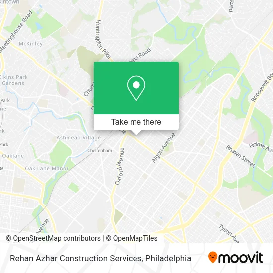 Rehan Azhar Construction Services map