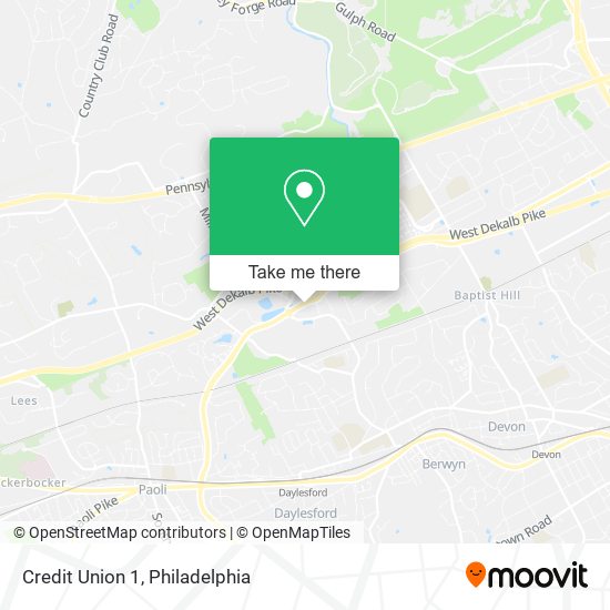 Credit Union 1 map