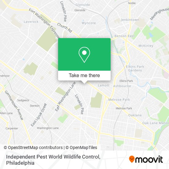 Independent Pest World Wildlife Control map