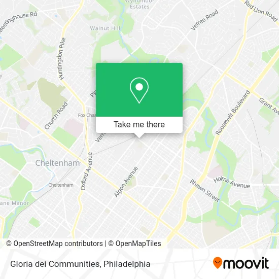 Gloria dei Communities map