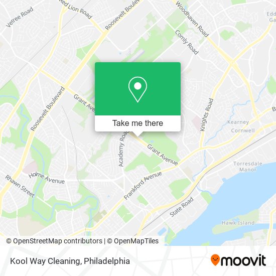 Kool Way Cleaning map