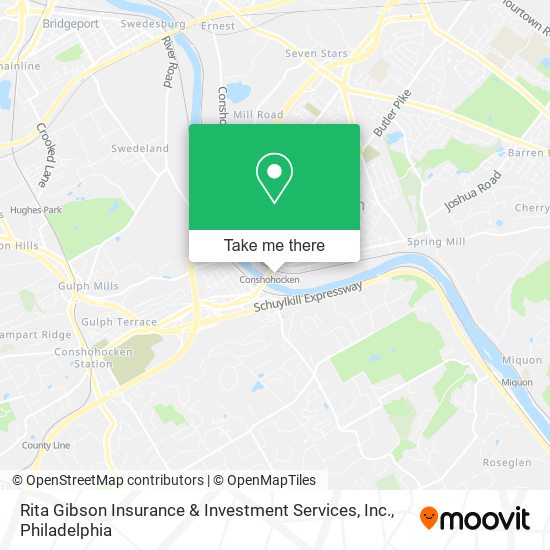 Mapa de Rita Gibson Insurance & Investment Services, Inc.