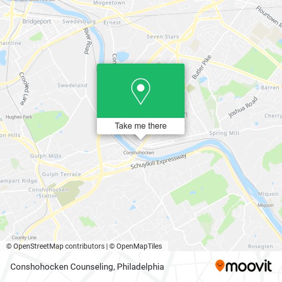 Conshohocken Counseling map