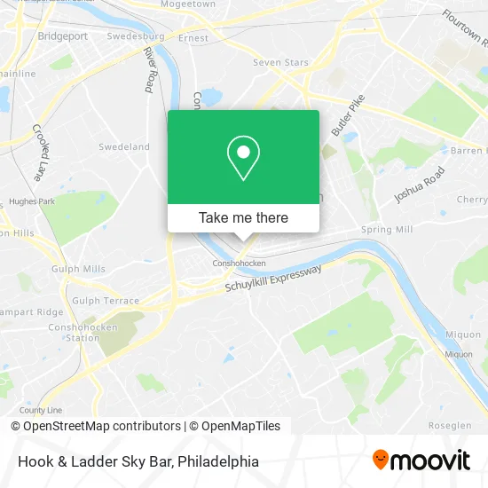 Hook & Ladder Sky Bar map