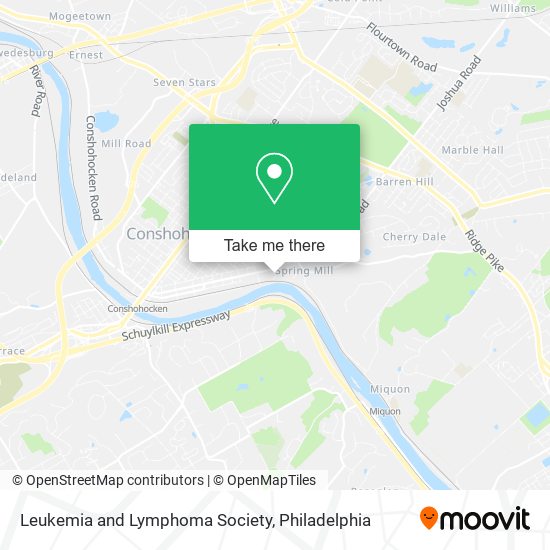 Mapa de Leukemia and Lymphoma Society