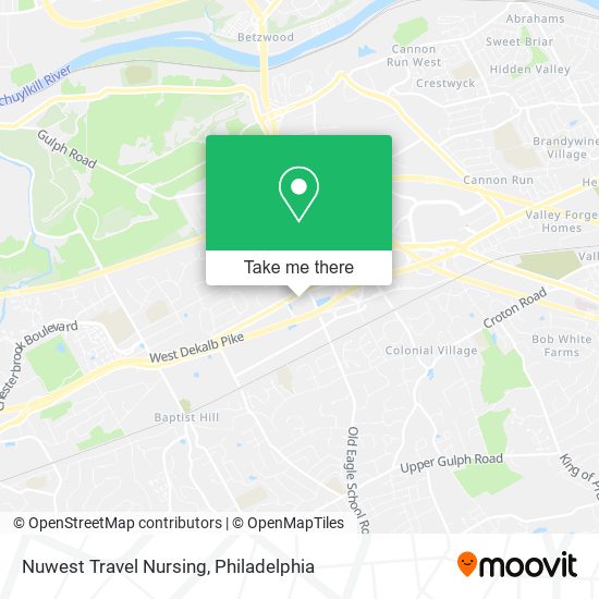 Nuwest Travel Nursing map