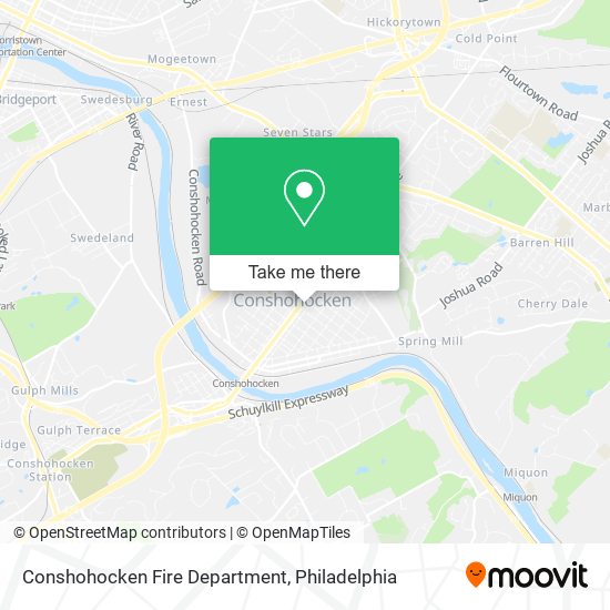 Conshohocken Fire Department map