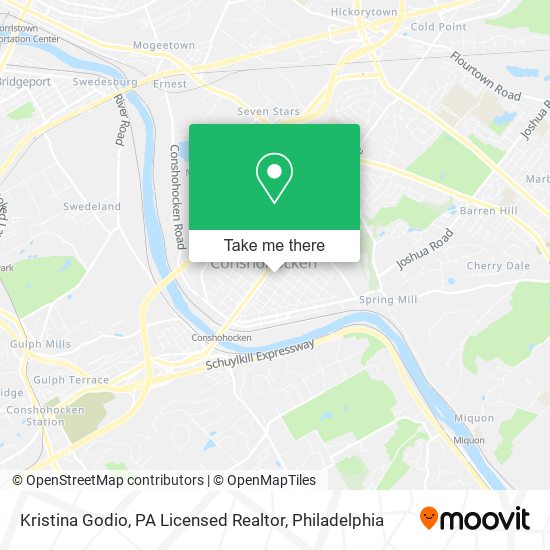 Kristina Godio, PA Licensed Realtor map