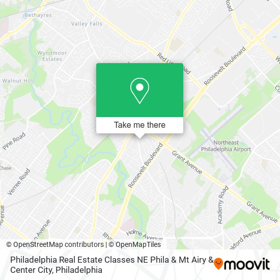 Mapa de Philadelphia Real Estate Classes NE Phila & Mt Airy & Center City