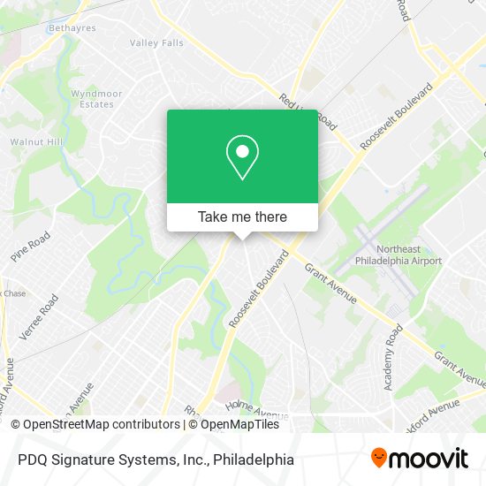 PDQ Signature Systems, Inc. map