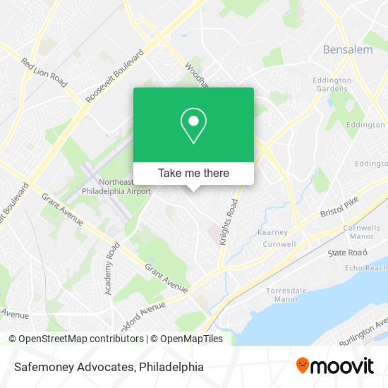 Safemoney Advocates map