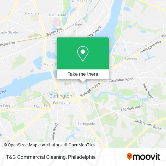 T&G Commercial Cleaning map