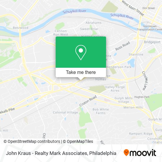John Kraus - Realty Mark Associates map