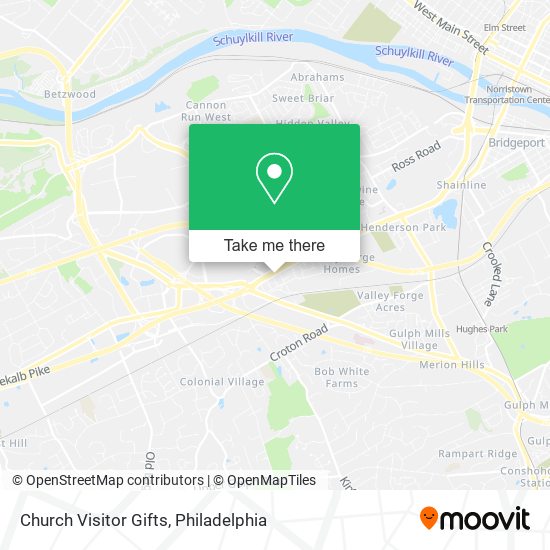 Church Visitor Gifts map