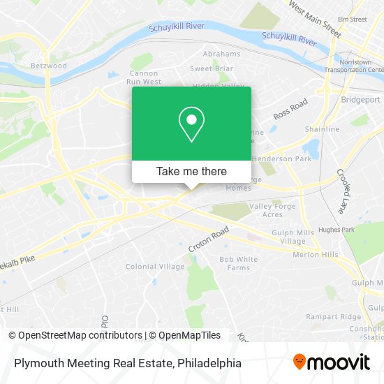 Plymouth Meeting Real Estate map