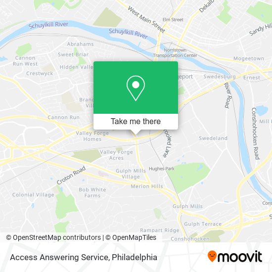 Mapa de Access Answering Service
