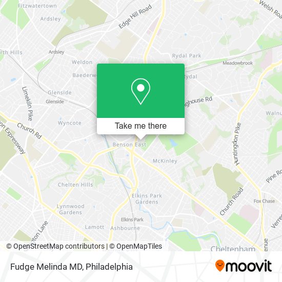 Fudge Melinda MD map