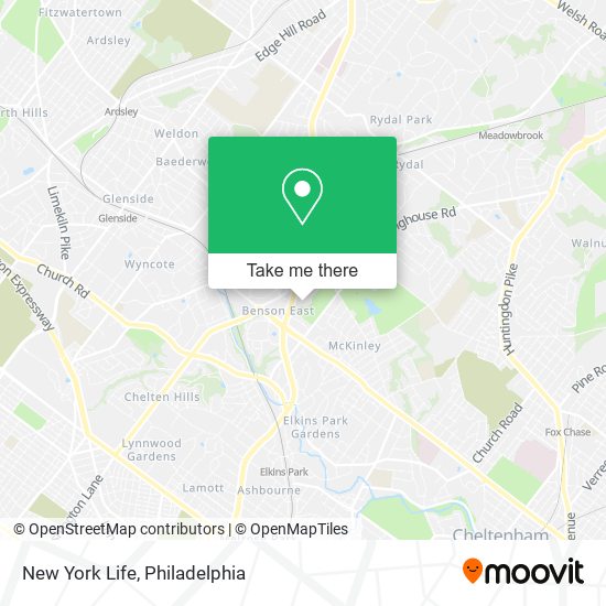 New York Life map