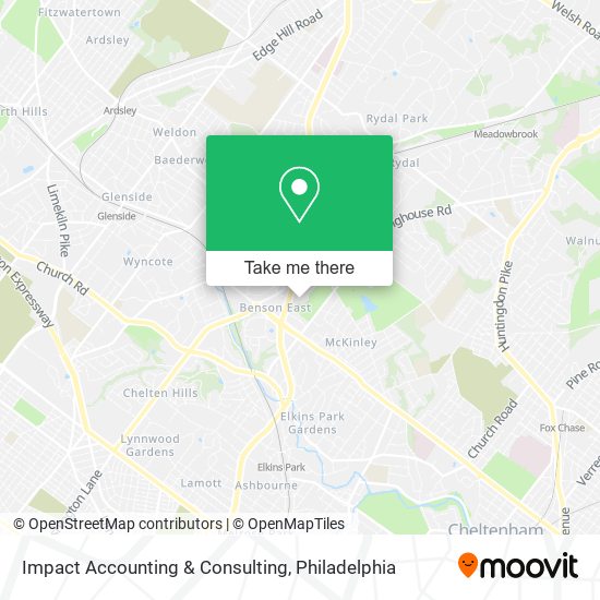 Impact Accounting & Consulting map