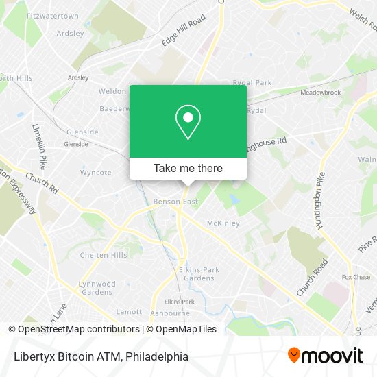 Mapa de Libertyx Bitcoin ATM