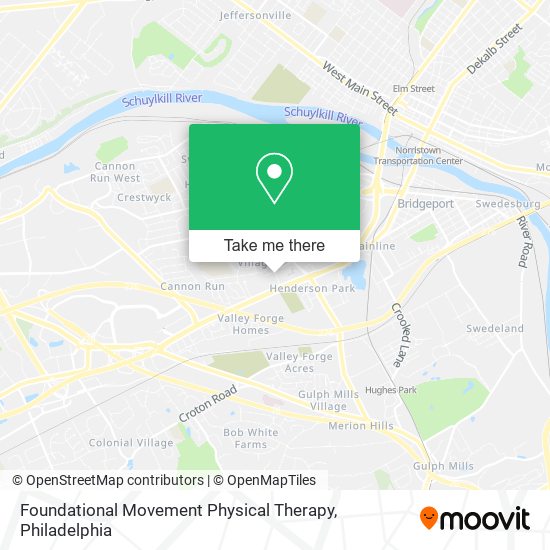 Mapa de Foundational Movement Physical Therapy