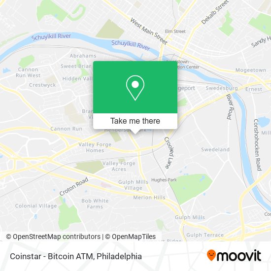 Mapa de Coinstar - Bitcoin ATM