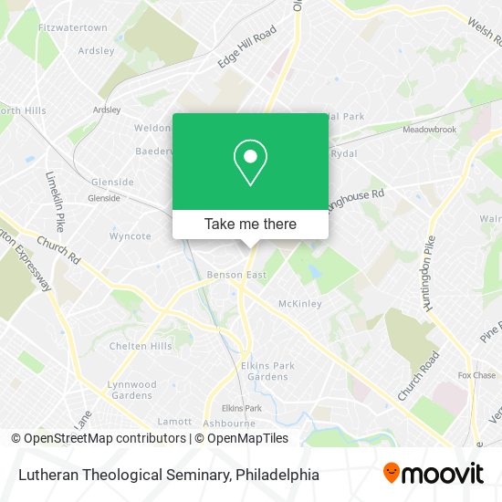 Mapa de Lutheran Theological Seminary