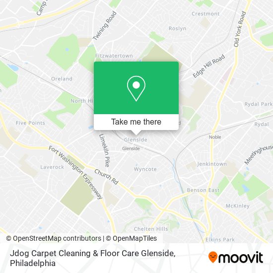 Jdog Carpet Cleaning & Floor Care Glenside map